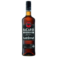 BACARDI CARTA NEGRA rums  40% 0,7L(1/6)