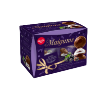 MAIGUMS zefīrs ar Rīgas Melnā Balzāma upeņu pildījumu Laima Latvija 185g (1/8)