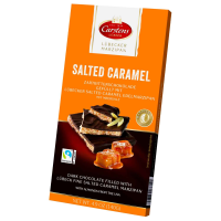 LŪBECKER Marzipan Salted Caramel marcipāns ar sāļo karameli tumšā šokolādē 140g(1/24)