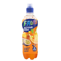 FRUTS Activ Tropisko augļu& burkānu negāz. sulas dzēriens pet 0,5L (1/12) DEP+