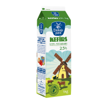 KEFĪRS 2,5% Limbažu Piens 1kg (1/20) 13d