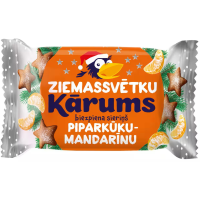 KĀRUMS Ziemassvētku biezpiena sieriņš piparkūku-mandarīnu Latvija 45g(1/40)