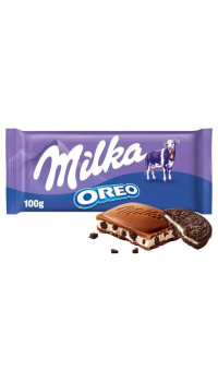 MILKA Oreo piena šokolāde Polija 100g (1/22)