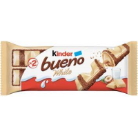 KINDER BUENO White vafele baltā šokolādē Polija 39g(1/30)