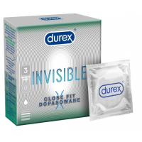 DUREX INVISIBLE Close Fit prezervatīvi 3gb (1/24)