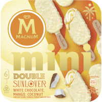 MAGNUM Mini Double kokosr.garšas sald., mango augļu mērci 6gb 330ml/282g (1/6)
