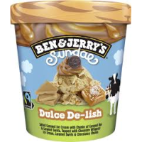 BEN&JERRY`S Sundae Dulce De-lish sāļās karam.saldēj. ar karam.bat.gab.427ml/350g(1/8)