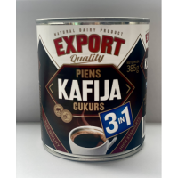 IEBIEZINĀTS Piens ar cukuru un kafiju Export 385g (1/12)