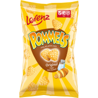 LORENZ Pomsticks Sour Cream kart.salmiņi krējuma.,sīpolu garšu Vācija 100g(1/21) 