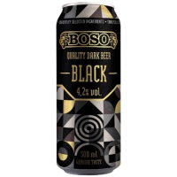 BOSO Black tumšais alus 4,2% skārdene Polija 500ml(1/24) DEP+