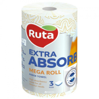RUTA Extra Absorb Mega Roll papīra dvielis 3-kārt. 1rullis (1/20)