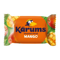 KĀRUMS biezpiena sieriņš mango garšas glazūrā Latvija 45g (1/40)