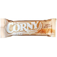 CORNY BIG White Chocolate musli batoniņš ar balto šokolādi Vācija 40g (1/24)