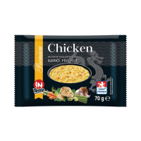 IN TASTE Premium Chicken ātri pagatav. vistas gaļas garšas makaronu zupa 70g (1/33)