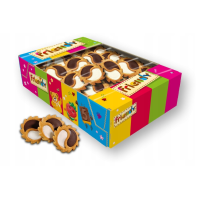 FRIENDY Yin-Yang cepumi ar šokolādes un krēma pildījumu Ukraina 350g (1/5)