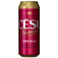 CĒSU PREMIUM Original gaišais alus  5,0% skārdene Latvija 0,5L(1/24) DEP+