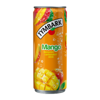 TYMBARK Mango gāzēts dzēriens ar mango garšu skārdenē 330ml (1/12) DEP+
