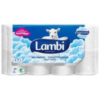 LAMBI Classic tualetes papīrs 3-kārtas 8ruļļi (1/5)