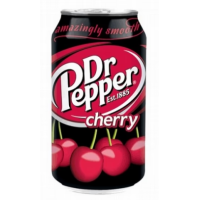 DR PEPPER Cherry gāzēts bezalk. dzēriens skārdenē 330ml (1/24) DEP+