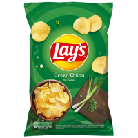 LAY'S Green Onion čipsi ar zaļo lociņu garšu Polija 200g (1/16)