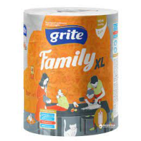 GRITE FAMILY XL Papīra dvielis 2kārtīgs 250loksnes 1rullis (1/10)