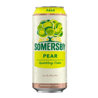 SOMERSBY PEAR Cider gāzēts bumbieru sidrs 4,5% skārdenē 0,5L (1/24) DEP+