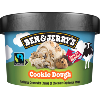 BEN&JERRY`S Cookies Dough vaniļas saldējums ar cepumu,šokolādes gab.100ml/72g(1/12)