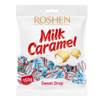 ROSHEN Sweet Drop karameles ar piena pildījumu Ukraina 150g (1/12)