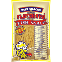 FLOTSKAYA Fish Snack zivju uzkodas ar BBQ garšu 35g (1/10)