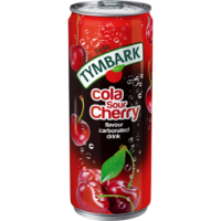 TYMBARK Cola Sour Cherry gāz.dzēriens ar kolas,ķiršu garšu skārdene 0,33L(1/12) DEP+