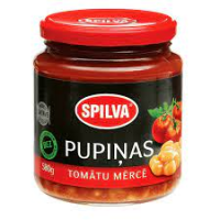 PUPIŅAS Tomātu mērcē Spilva 580g(1/6)