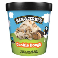 BEN&JERRY`S Cookie Dough vaniļas sald.cepumu,šok.gab. Nīderlande 465ml/406g(1/8)