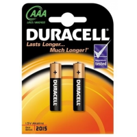 DURACELL AAA/2 LR03 / MN 2400 1,5V alkaline mazās baterijas 2gb