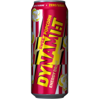 DYNAMI:T Sweet Popcorn enerģijas dzēriens skārdenē Latvija 500ml(1/6)DEP+
