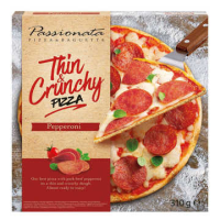 PASSIONATA Pepperoni pica ar cūkgaļas-liellopgaļas salami Iglotex Polija  315g (1/6)