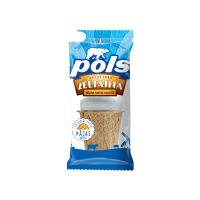 POLS ZELTAINĀ plombīra saldējums mājas vafeļu glāzītē Latvija 120ml/70g (1/40)