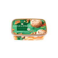 EKSELENCE Krējuma saldējums ar griljāžu un nugas mērci Latvija 1L/485g(1/6)