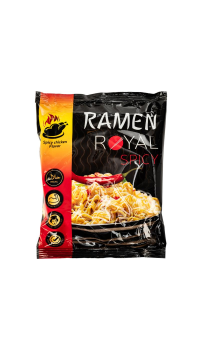 RAMEN Royal ātri pagat. nūdeles ar pikantas vistas garšu Uzbekistāna 90g (1/48)