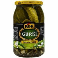 KOK Gurķi konservēti Ukraina 950g/500g (1/6)