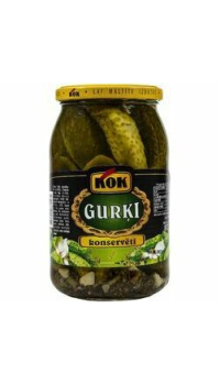 KOK Gurķi konservēti Ukraina 950g/500g (1/6)