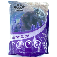 CLEAN & TIDY Crystal Cat Lavander smiltis kristāliskās kaķiem 3,8L (1/8)