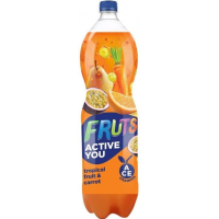 FRUTS Activ tropisko augļu-burkānu sulas dzēriens pet 1,5L (1/6)DEP+