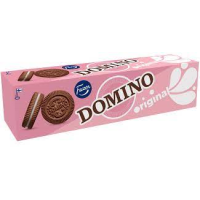 DOMINO ORIGINAL kakao cepumi ar vaniļas garšas pildījumu Fazer 175g (1/14)