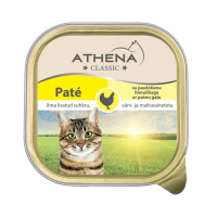 ATHENA Classic pastēte pieaugušiem kaķiem ar putnu gaļu 100g (1/32)