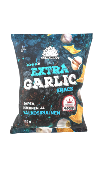 LINKOSUO Rudzu uzkodas ar krēmīgu ķiploku garšu Somija 120g (1/8)