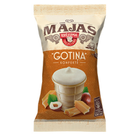 MĀJAS Gotiņa konfekte krējuma saldējums vafeļu glāzē Lietuva 120ml/66g(1/38)