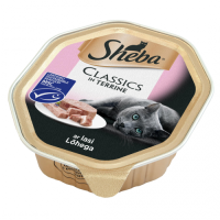 SHEBA Classics pilnv. barība pieaug.kaķiem ar lasi, pastēte Vācija 85g (1/11/22)
