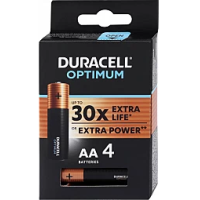 DURACELL Optimum Extra Life AA/4 1,5V/B alkaline baterija 4gb (1/16)
