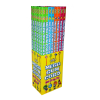 SUPER BIG Bubble Gum Cord košļājamā gumija ar ābolu garšu Ķīna 37,5g (1/48)