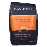 DAVIDOFF Crema Elegant 100% Arabica kafijas pupiņas Vācija 500g (1/10)